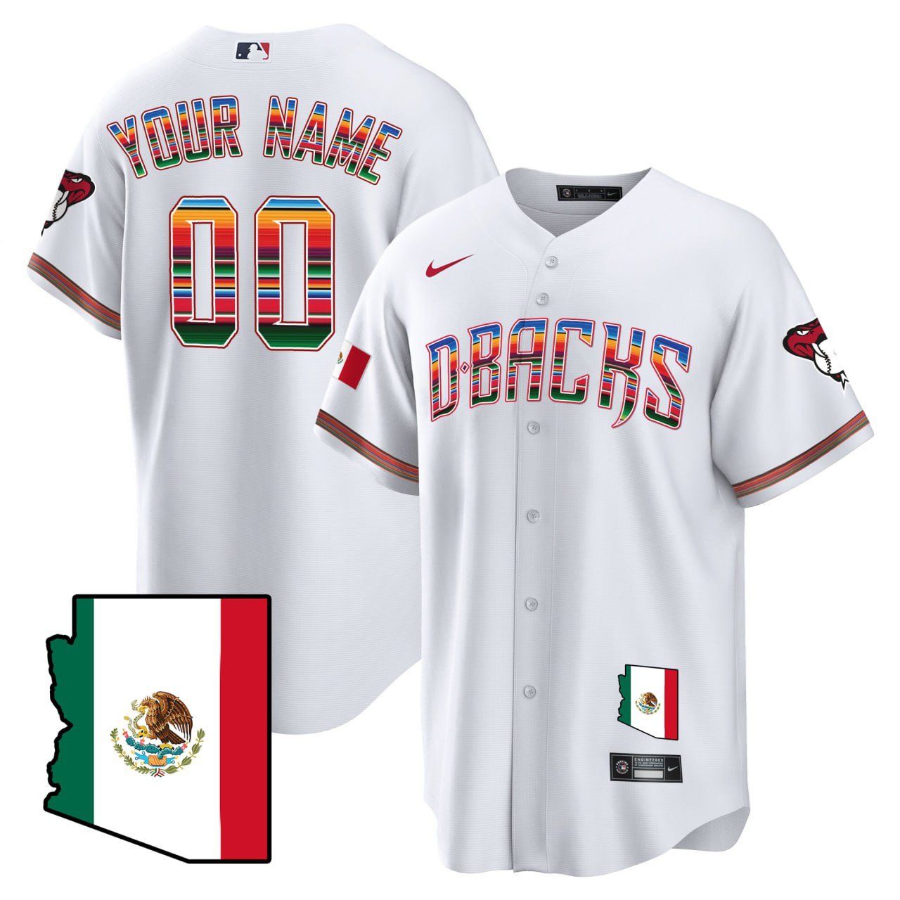 Arizona Diamondbacks New Jersey - Stitched