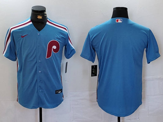 Men's  Philadelphia Phillies Player Light Blue Jersey