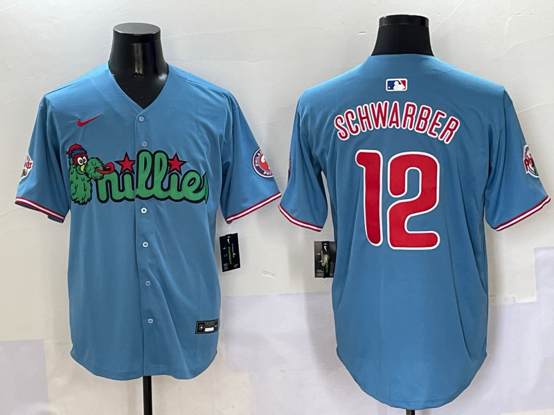 Men's Kyle Schwarber Philadelphia Phillies Player New Jerseys