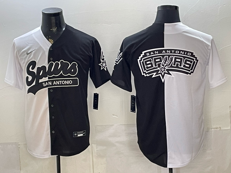 Men's San Antonio Spurs Baseball CUSTOM Jersey