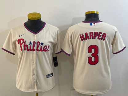 Youth Bryce Harper Philadelphia Phillies Player Jersey