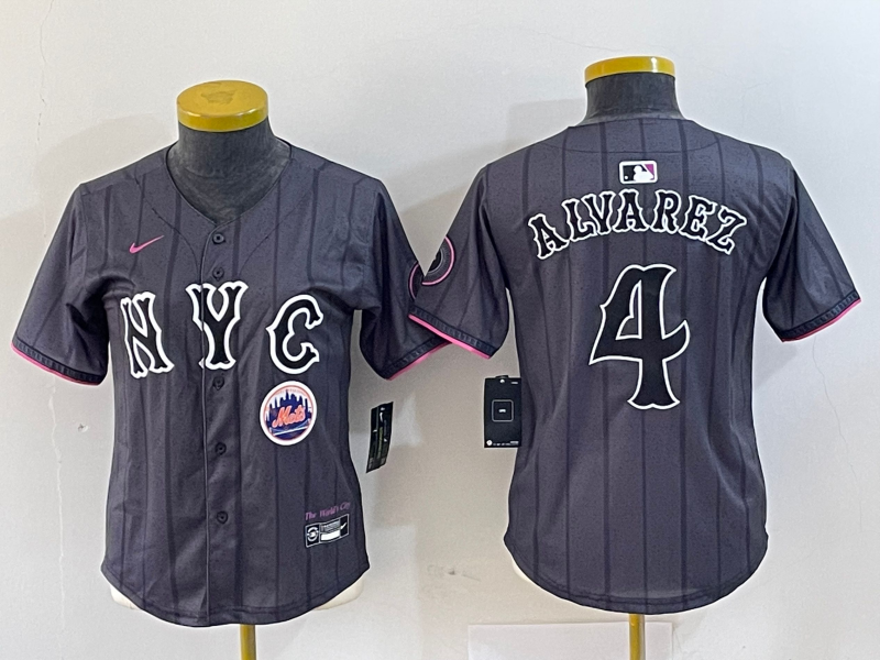 Women's New York Mets Francisco Alvarez 2024 City Connect Player Jersey