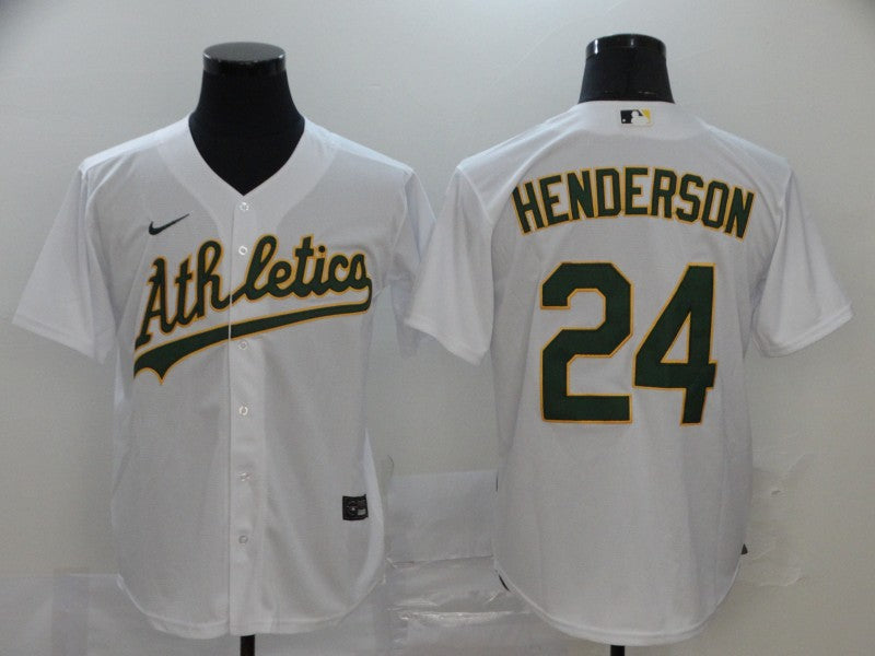 Men's Rickey Henderson Oakland Athletics Player Jersey