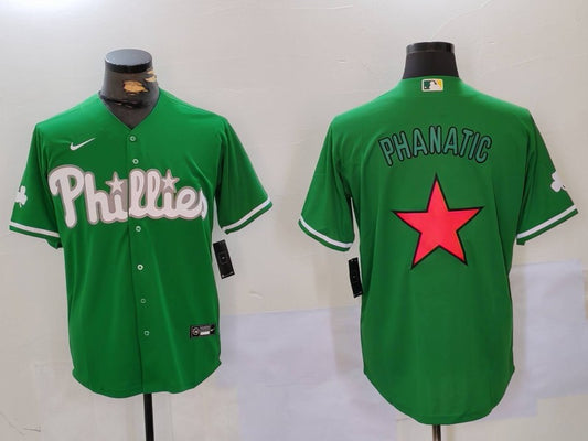 Men's Philadelphia Phillies Phanatic Green Jersey –  Stitched