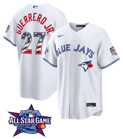 Men's Toronto Blue Jays Vladimir Guerrero Jr. 2026 All-Star Edition Stars & Stripes Jersey