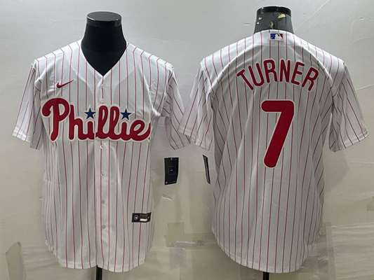 Men's Trea Turner Philadelphia Phillies Player Jersey