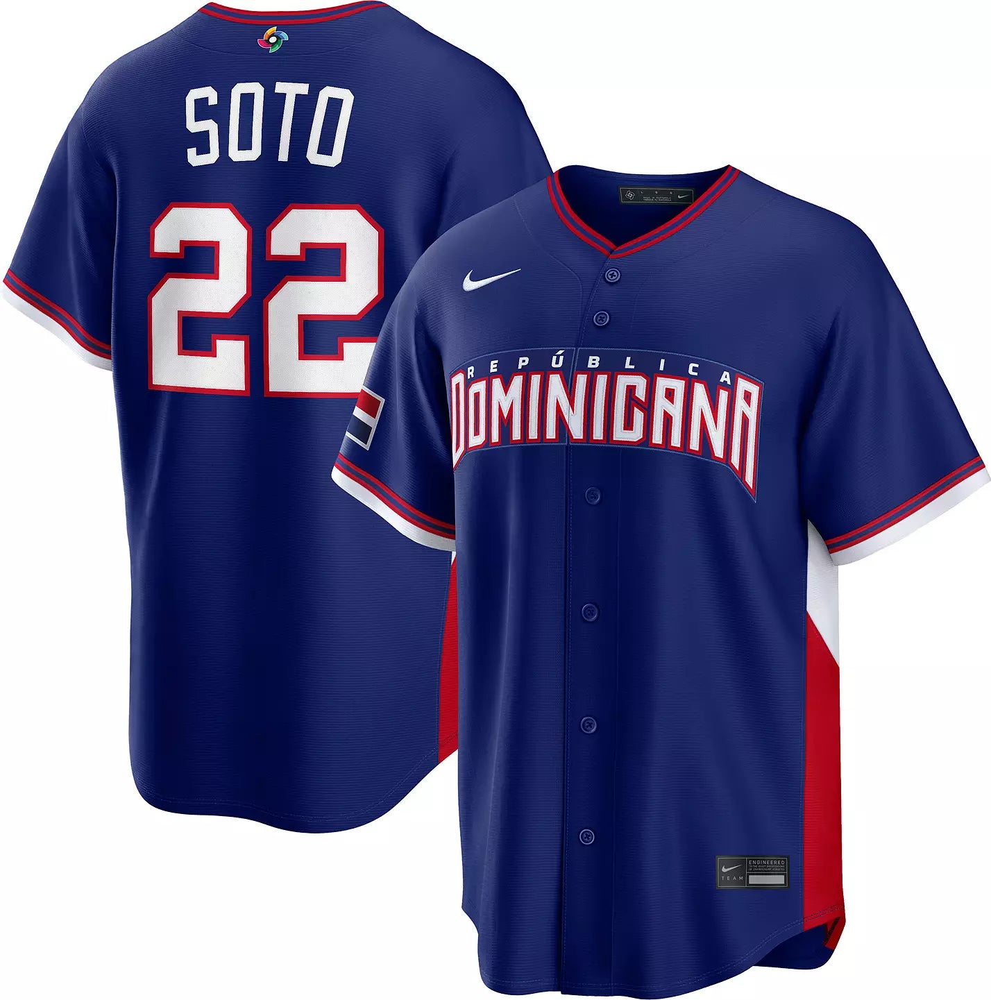 Men's Dominican Republic Baseball Juan Soto 2026 World Baseball Classic Jersey