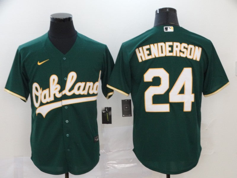 Men's Rickey Henderson Oakland Athletics Player Jersey