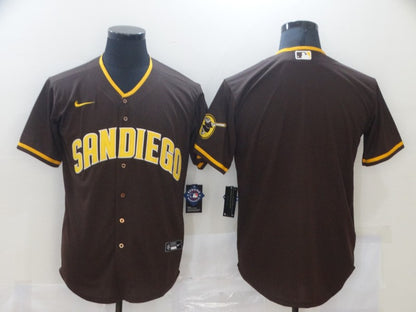 Youth Player_NAME #00 Custom San Diego Padres Player Jersey