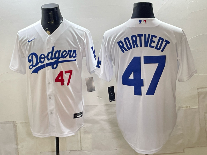 Men's Los Angeles Dodgers Ben Rortvedt Player Jersey