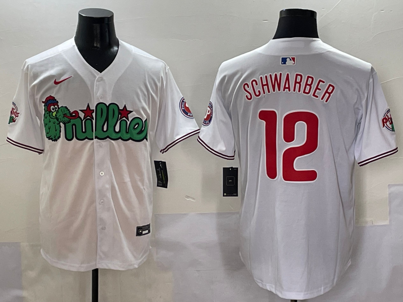 Men's Kyle Schwarber Philadelphia Phillies Player New Jerseys