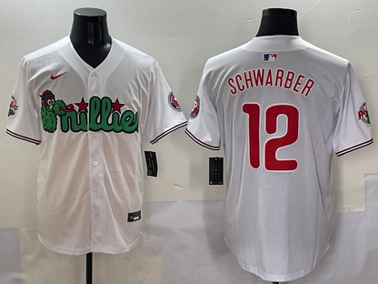 Men's Kyle Schwarber Philadelphia Phillies Player New Jerseys