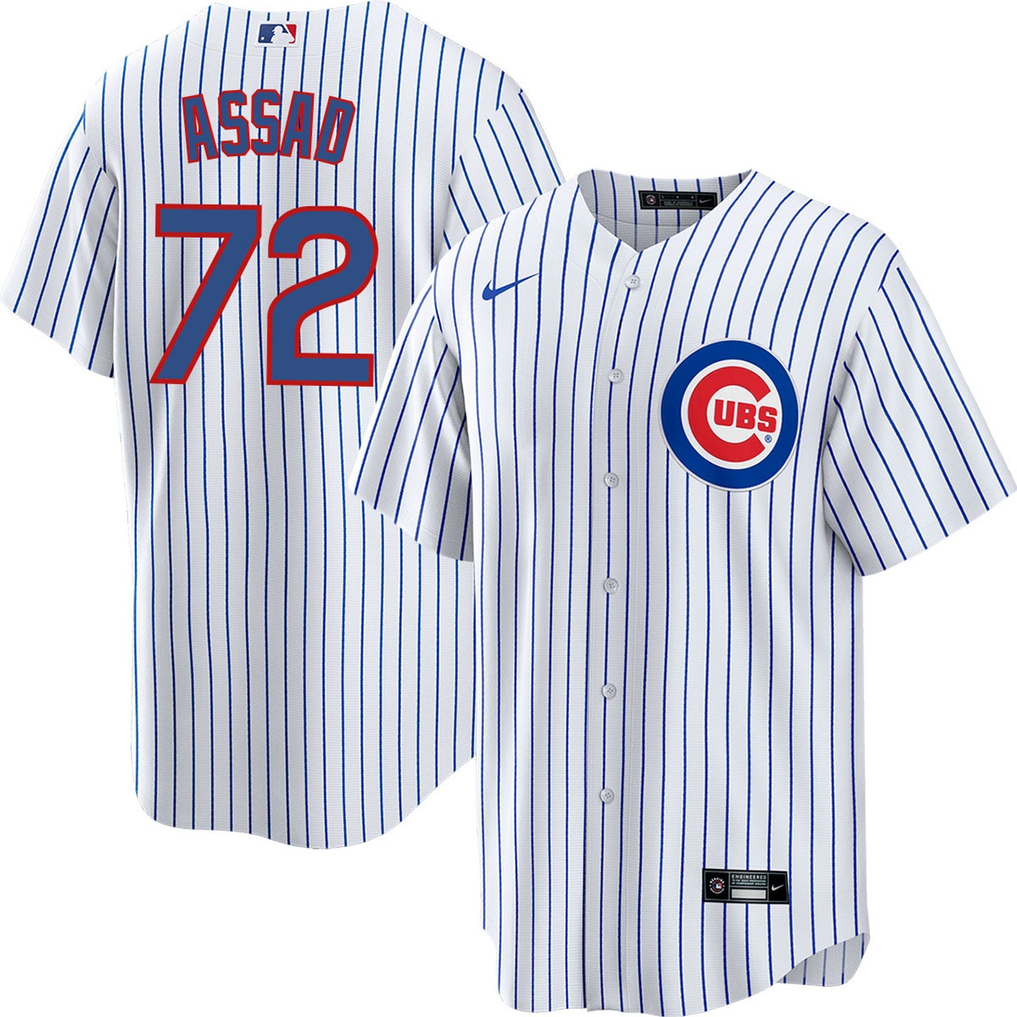 Men's  Chicago Cubs Javier Assad Player Jersey