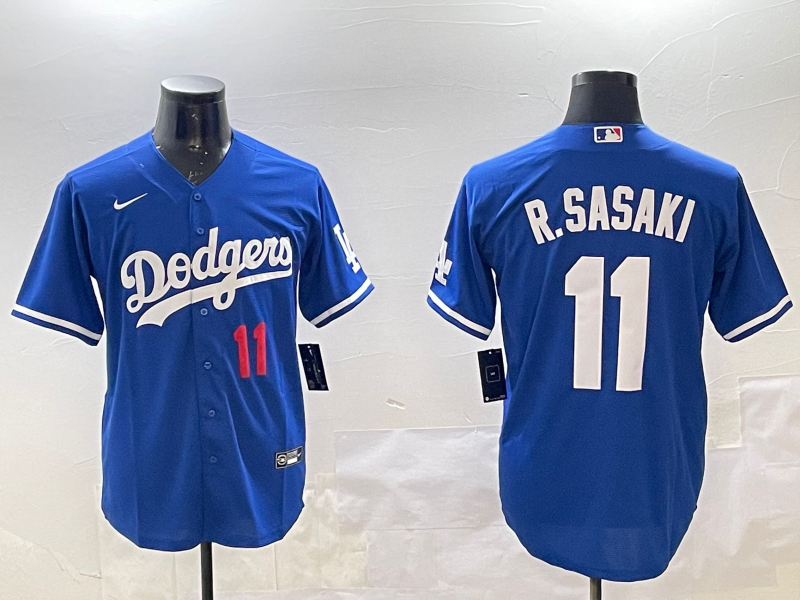 Men's Rōki Sasaki Los Angeles Dodgers Player Jersey