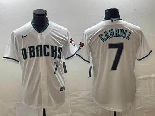 Men's Corbin Carroll Arizona Diamondbacks White Player Jersey