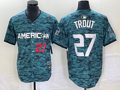 Mike Trout American League  2023  All-Star Game Player Player Jersey