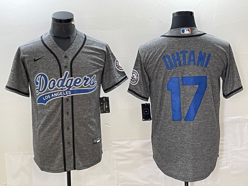Shohei Ohtani Los Angeles Dodgers  Gray Jersey