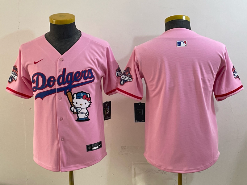 Youth Los Angeles Dodgers Pink 2026  Jersey