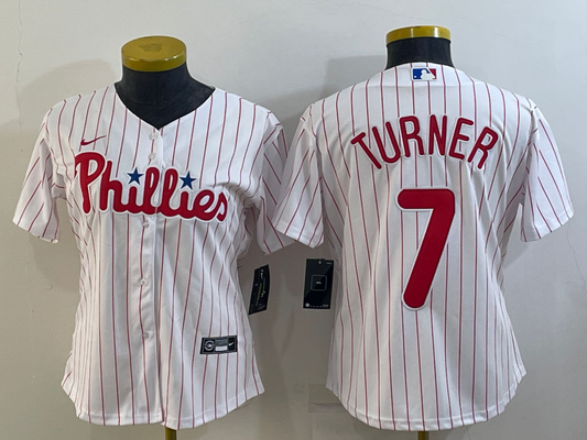 Women's Trea Turner Philadelphia Phillies Player Jersey