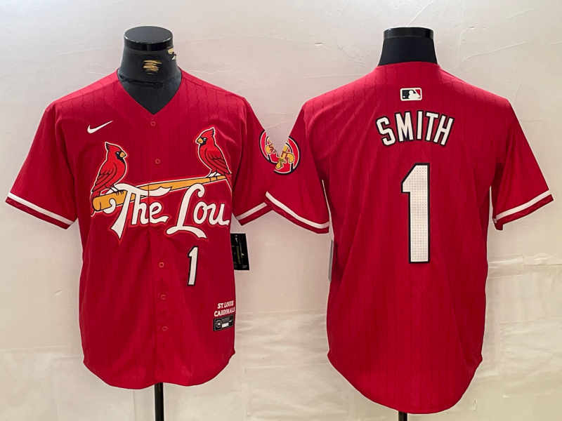 Men's St. Louis Cardinals Ozzie Smith Red 2024 City Connect Player Jersey