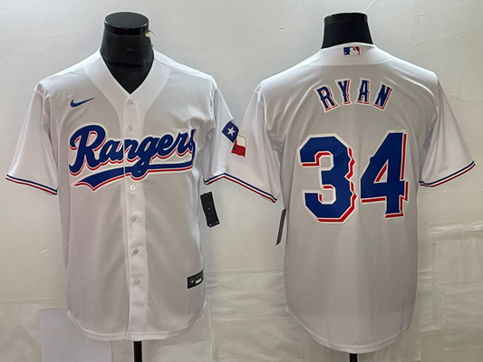 Men's Nolan Ryan Texas Rangers Player Jersey