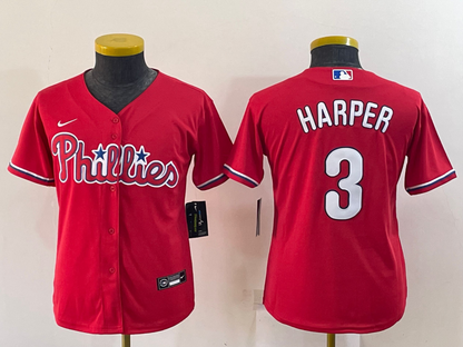 Youth Bryce Harper Philadelphia Phillies Player Jersey