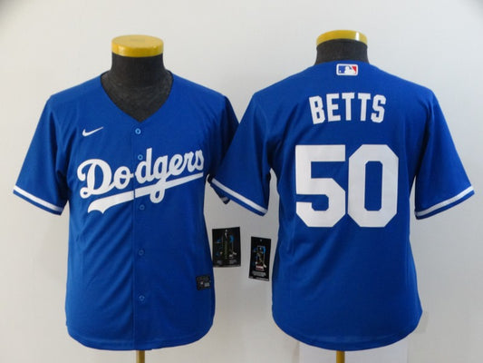 Youth Mookie Betts Los Angeles Dodgers Player Jersey