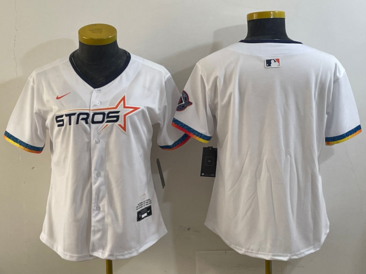 Women's Houston Astros White 2025 City Connect Player Jersey