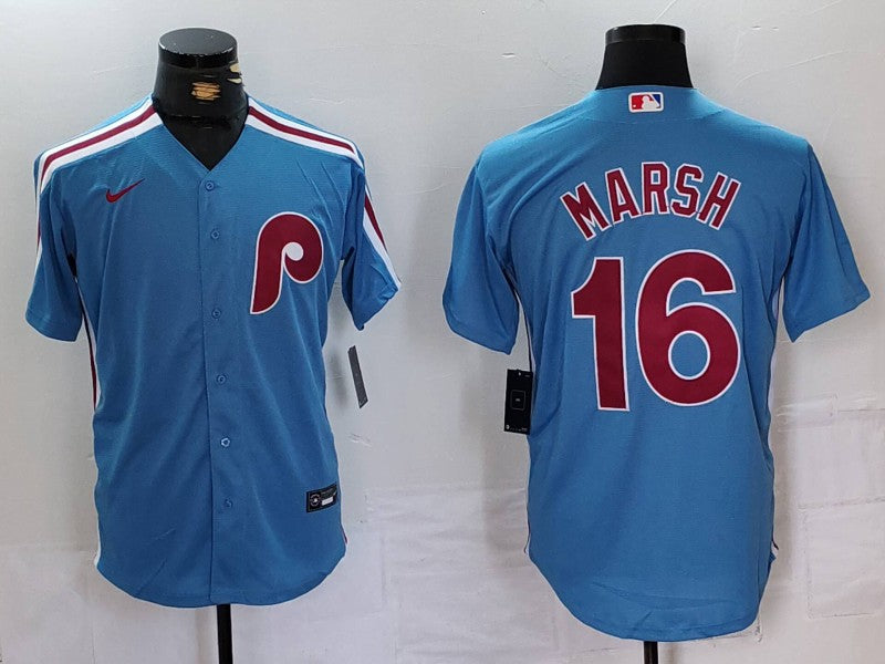 Men's BRANDON MARSH Philadelphia Phillies  Player Jersey