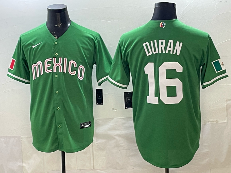 Men's Mexico Baseball Jarren Duran 2026 World Baseball Classic Jersey