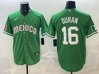 Men's Mexico Baseball Jarren Duran 2026 World Baseball Classic Jersey