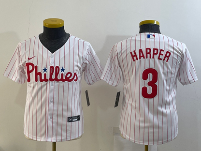 Youth Bryce Harper Philadelphia Phillies Player Jersey