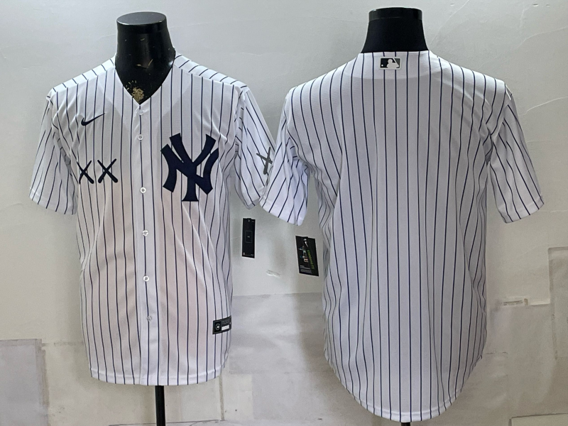 Men's New York Yankees  x KAWS White Stadium Jersey
