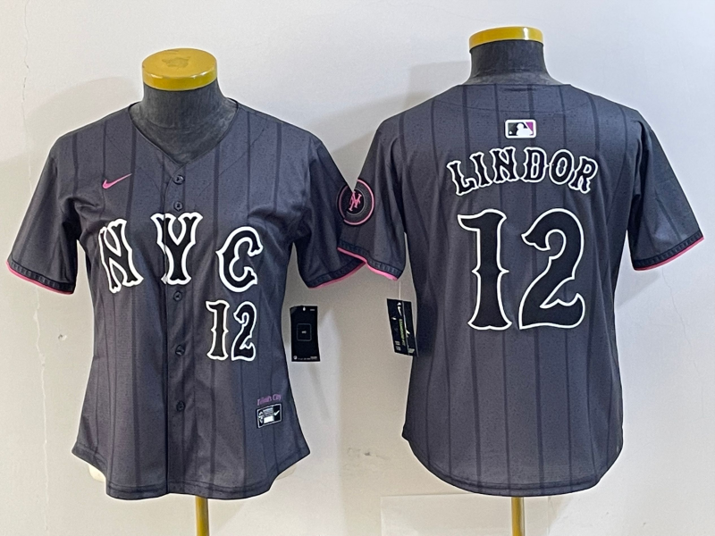 Women's New York Mets Francisco Lindor 2024 City Connect Player Jersey