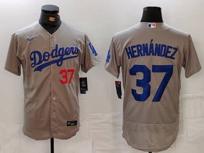 Men's Los Angeles Dodgers Teoscar Hernández Player Authentic Jersey