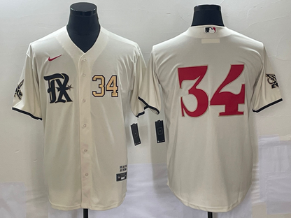 Men's Texas Rangers Nolan Ryan Cream 2023 City Connect Replica Player Jersey