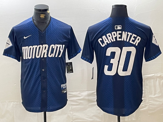 Men's Kerry Carpenter Detroit Tigers Navy 2024 City Connect Jersey