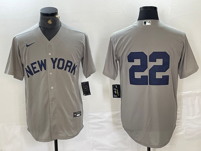 Men's Juan Soto New York Yankees Gray Road Player Jersey