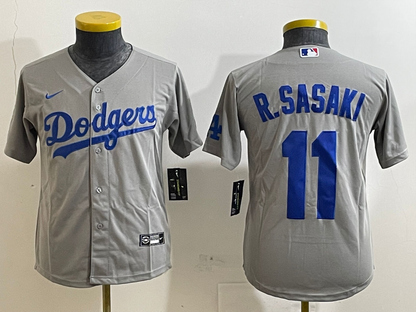 Youth Los Angeles Dodgers  Rōki Sasaki Player Jersey