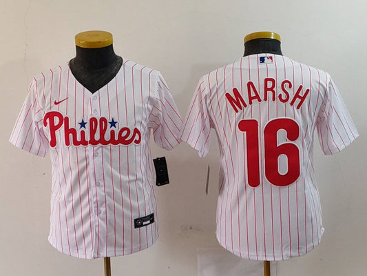 YOUTH BRANDON MARSH Philadelphia Phillies  Player Jersey