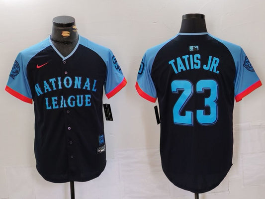 YOUTH Fernando Tatis Jr. National League  Navy 2024 All-Star Game Player Jersey