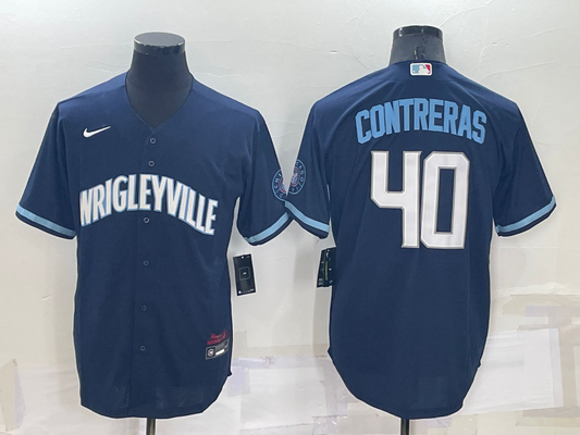 Men's Chicago Cubs Willson Contreras City Connect Jersey