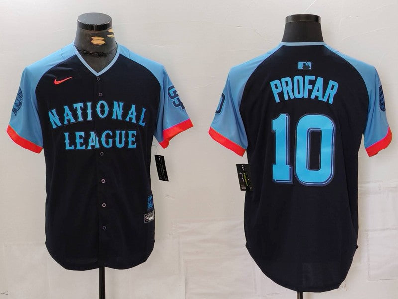 Men's National League Jurickson Profar Navy 2024 All-Star Game Player Jersey