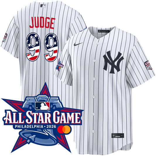 Men's Aaron Judge New York Yankees 2026 All-Star Edition Stars & Stripes Home Jersey