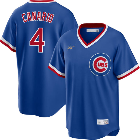 Alexander Canario Chicago Cubs Cooperstown Jersey