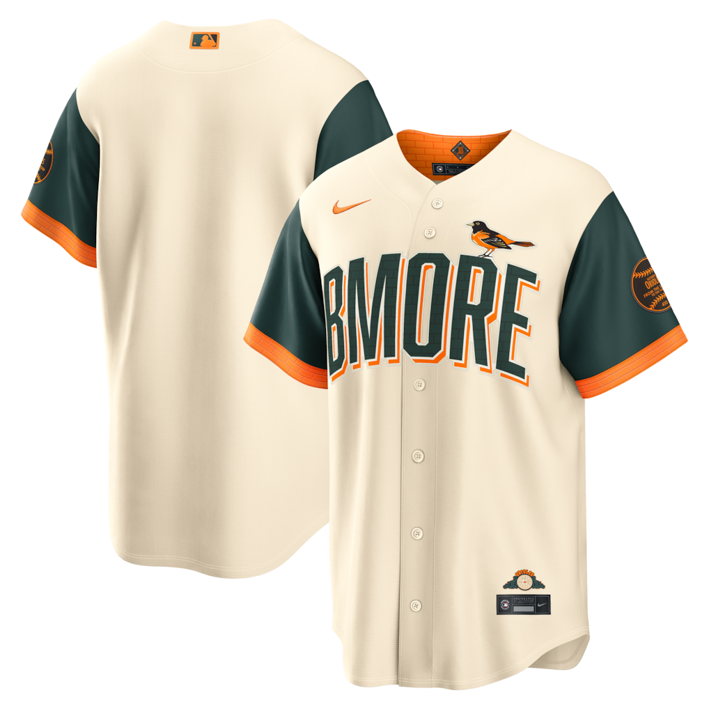 Men's Baltimore Orioles Cream 2026 City Connect Stadium Jersey