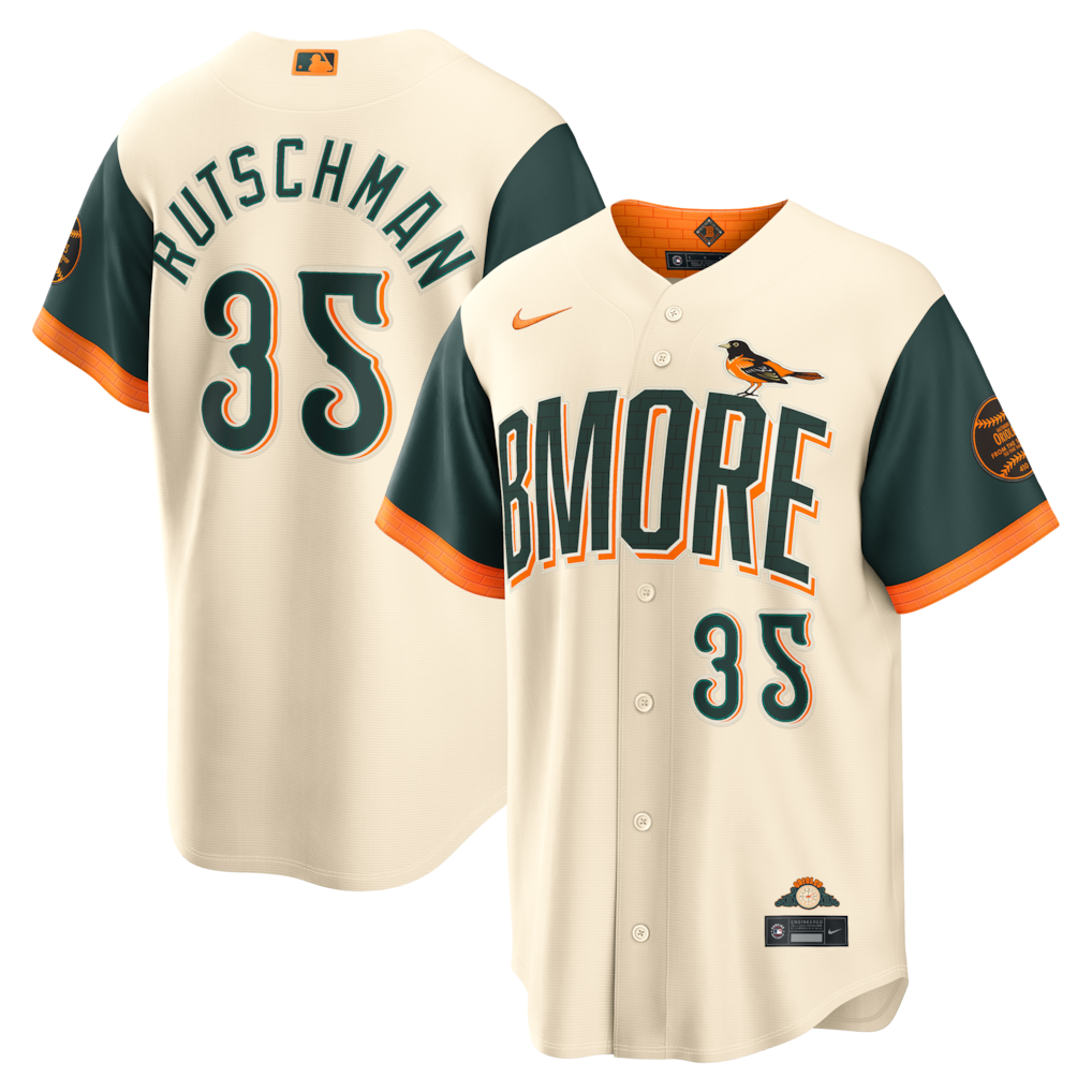 Men's Baltimore Orioles Adley Rutschman  Cream 2026 City Connect Stadium Jersey