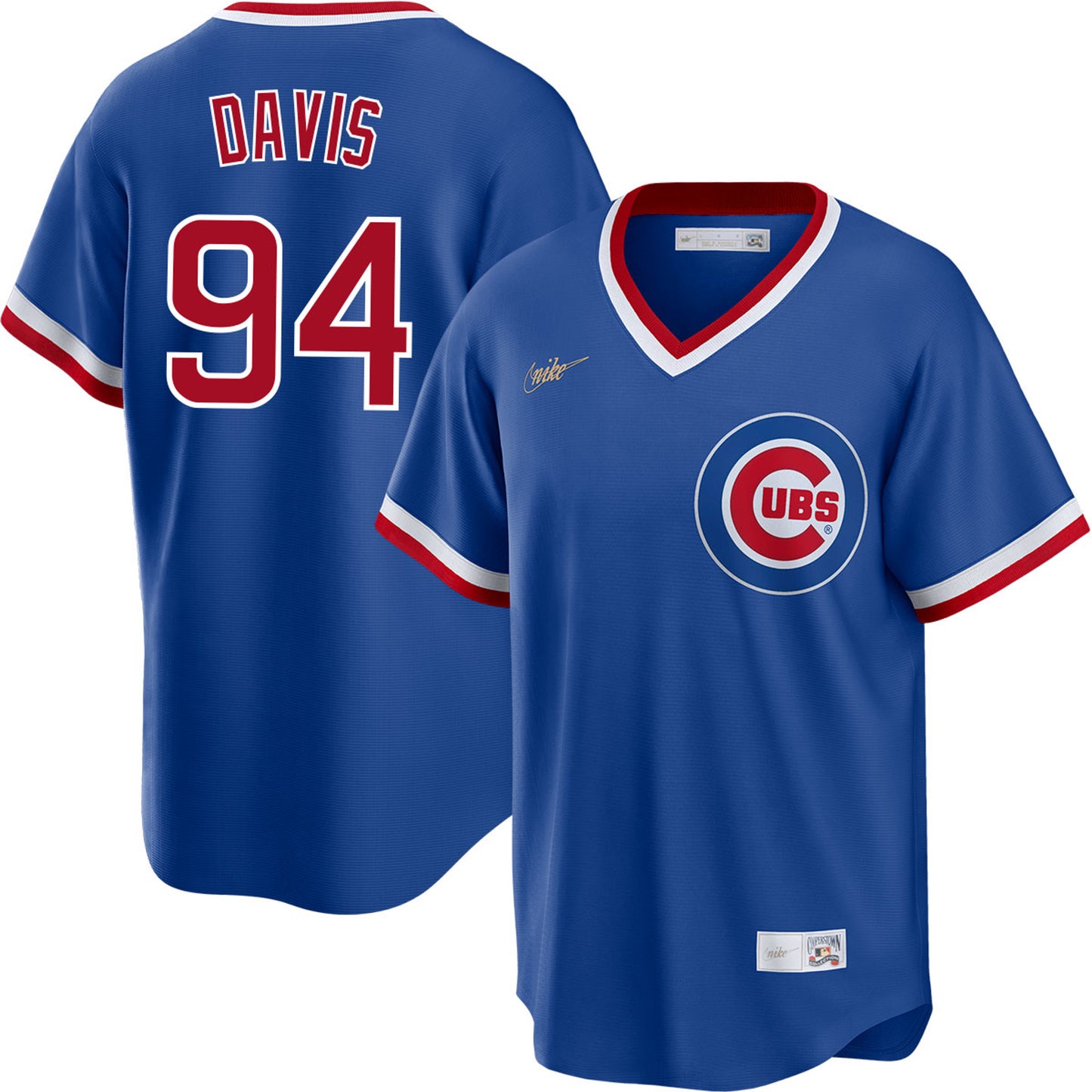 Brennen Davis Chicago Cubs Cooperstown Jersey