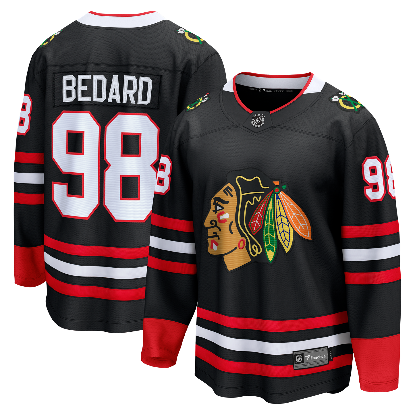 Men's Chicago Blackhawks C Bedard Jersey