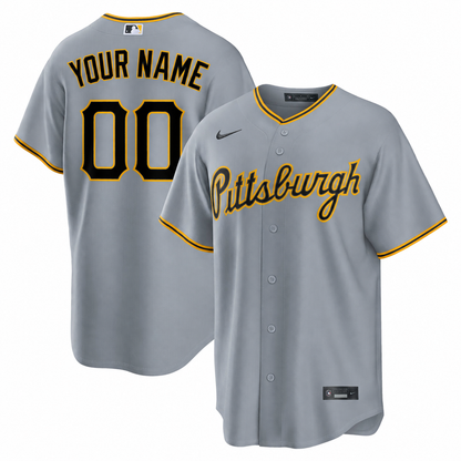 Men's Pittsburgh Pirates  Replica Custom Jersey
